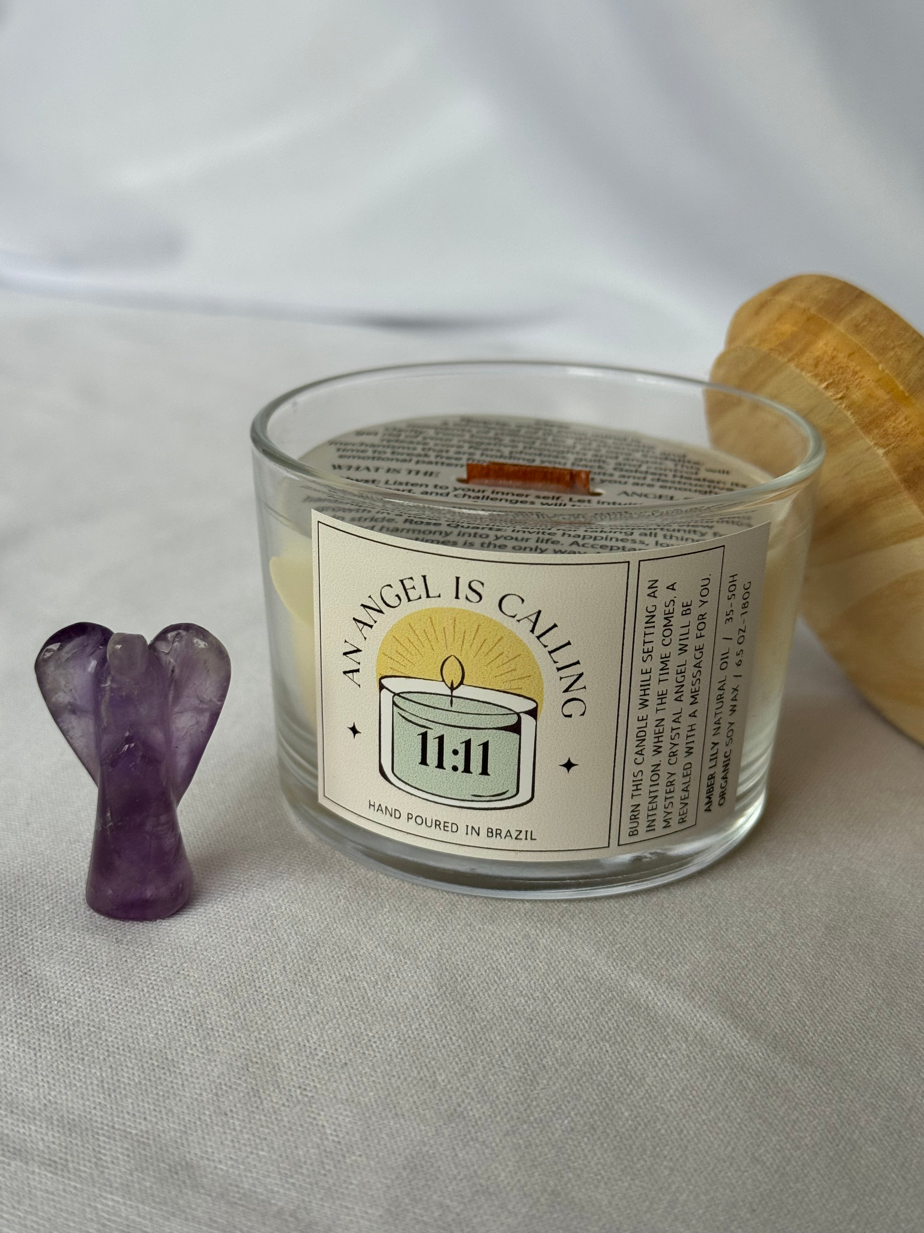 Crystal Angle Calling Candle