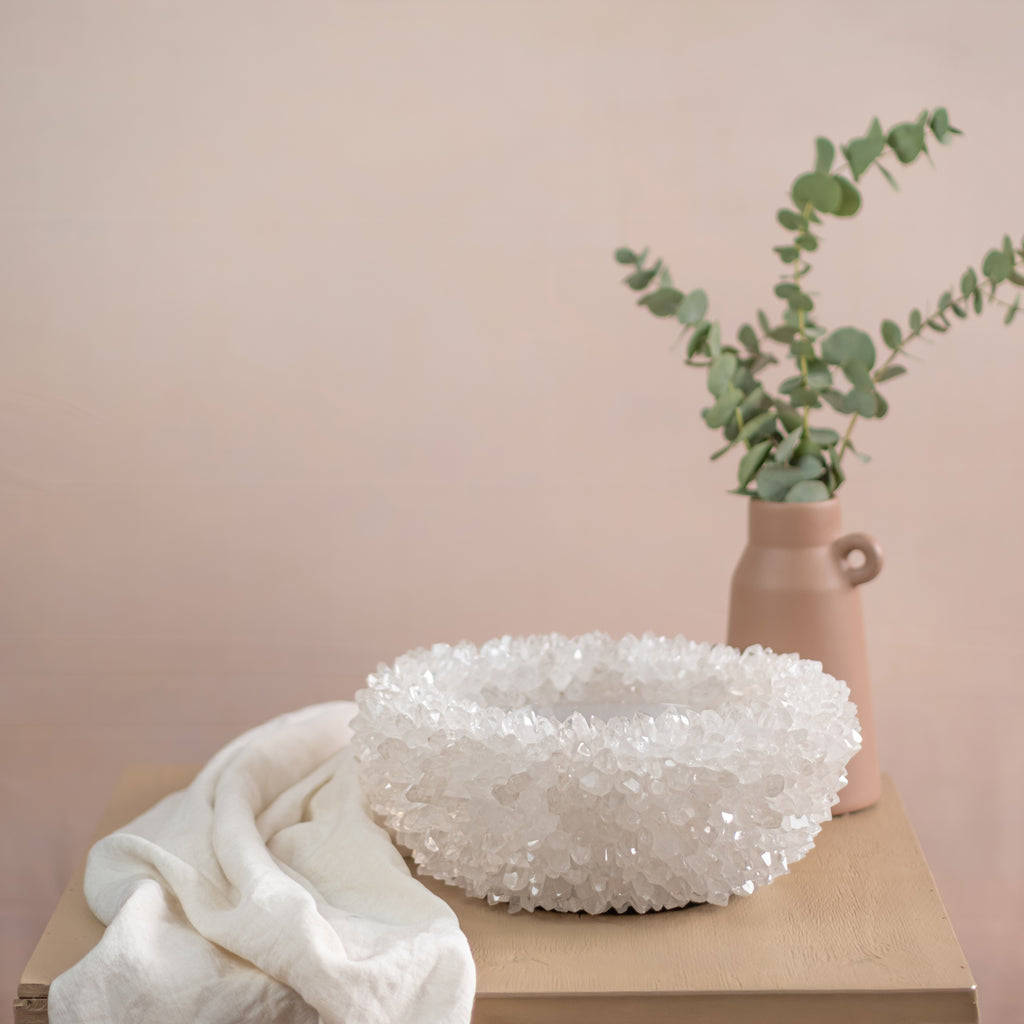 Large Clear Quartz Bowl