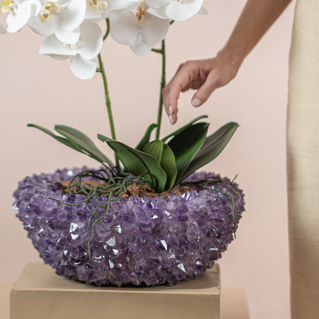 Large Amethyst Bowl