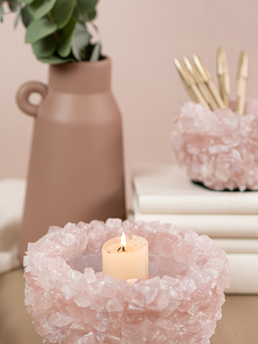 Medium Rose Quartz Bowl