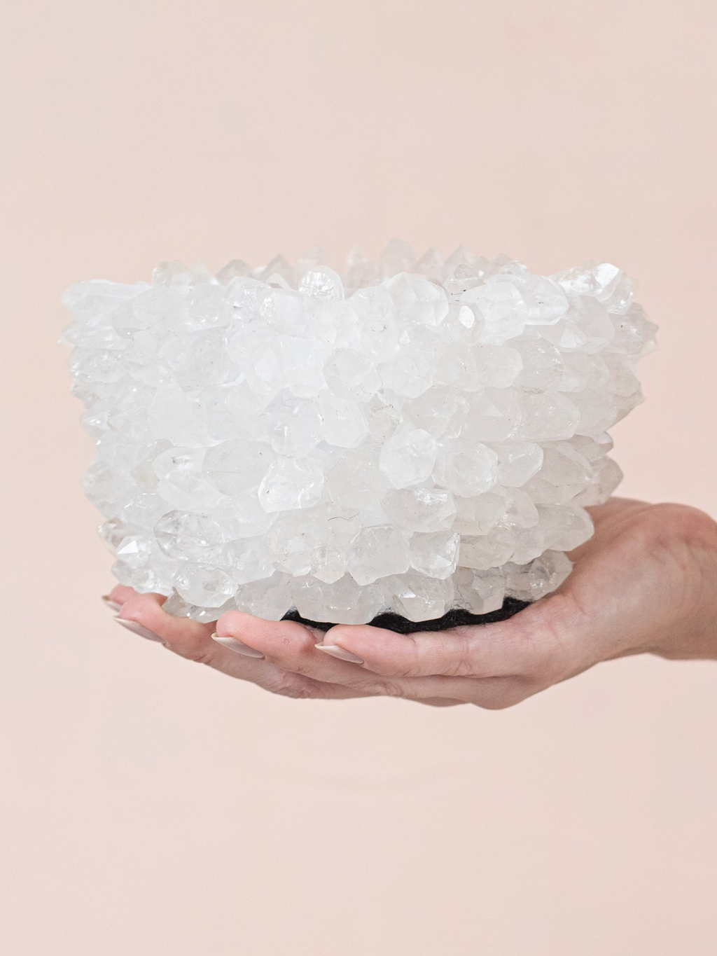Small Clear Quartz Bowl