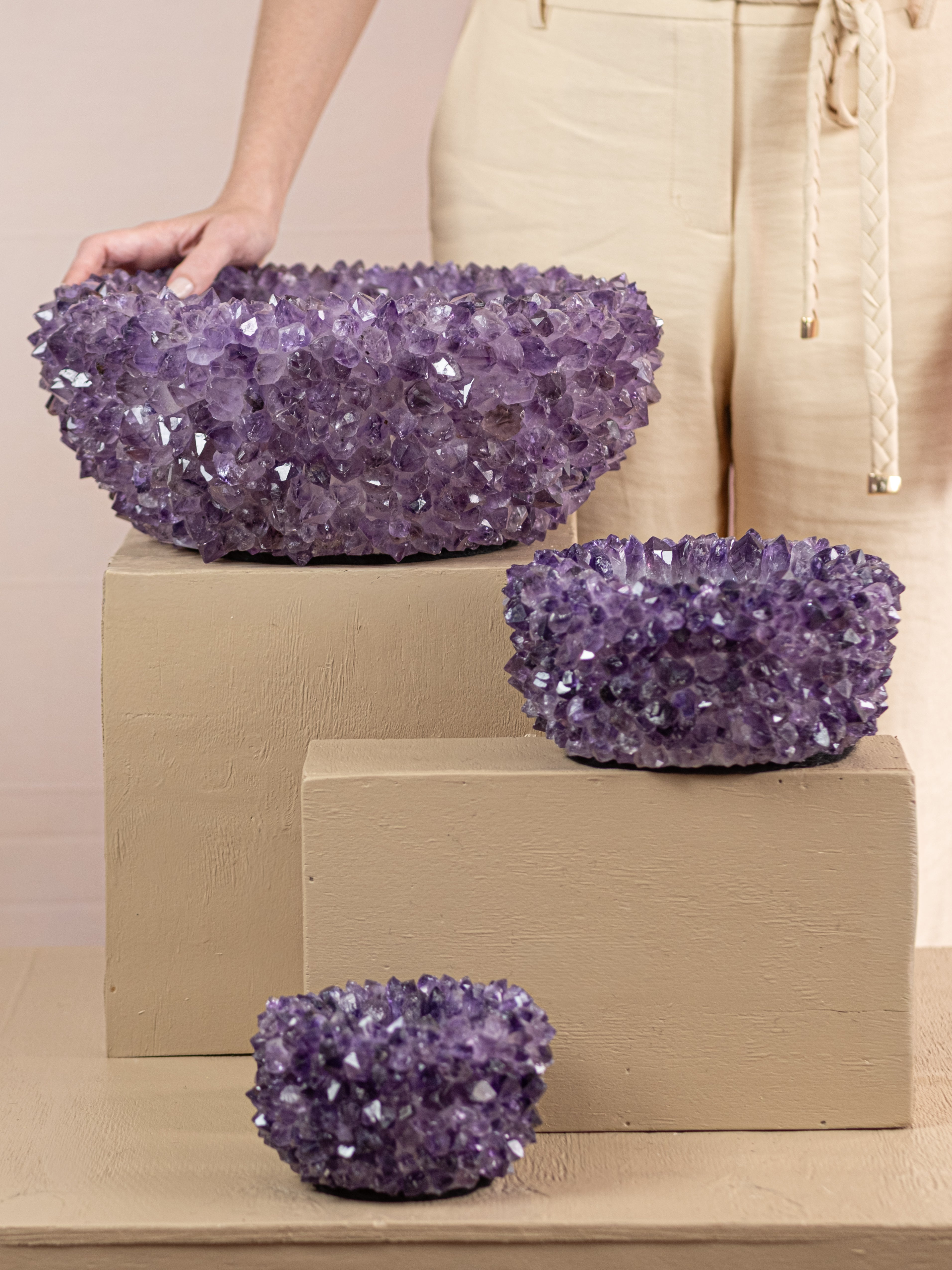 Large Amethyst Bowl