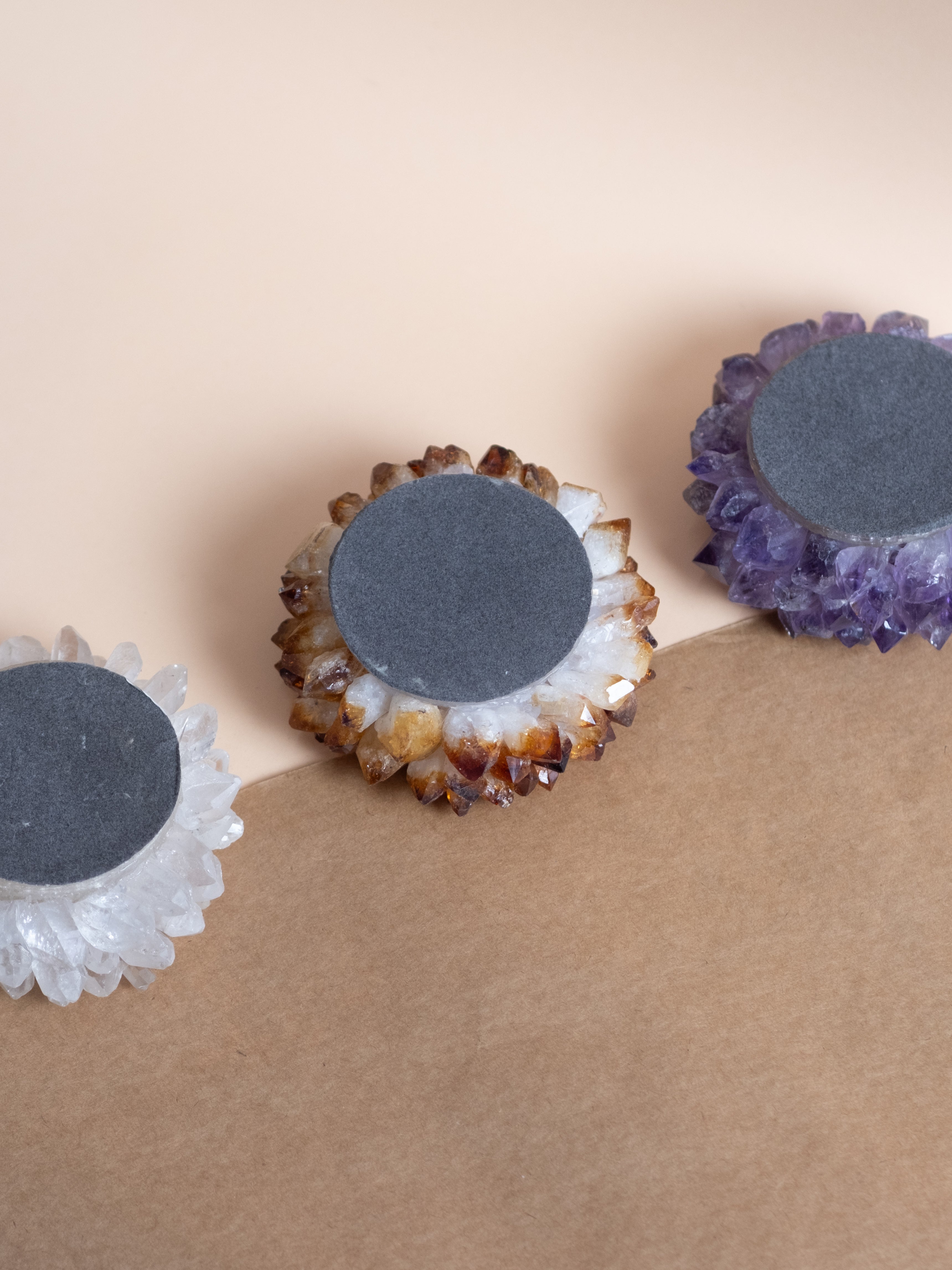 Amethyst Points Candle Holder