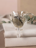 Tea Infuser with Clear Quartz Accent