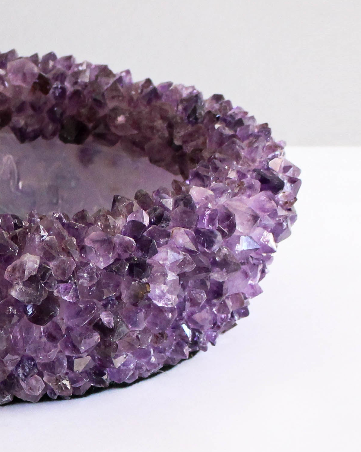 Oval Amethyst Bowl