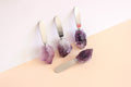 Spreader with Crystal Handle - Amethyst Point Rough