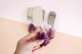 Cheese Cleaver with Amethyst Point Handle