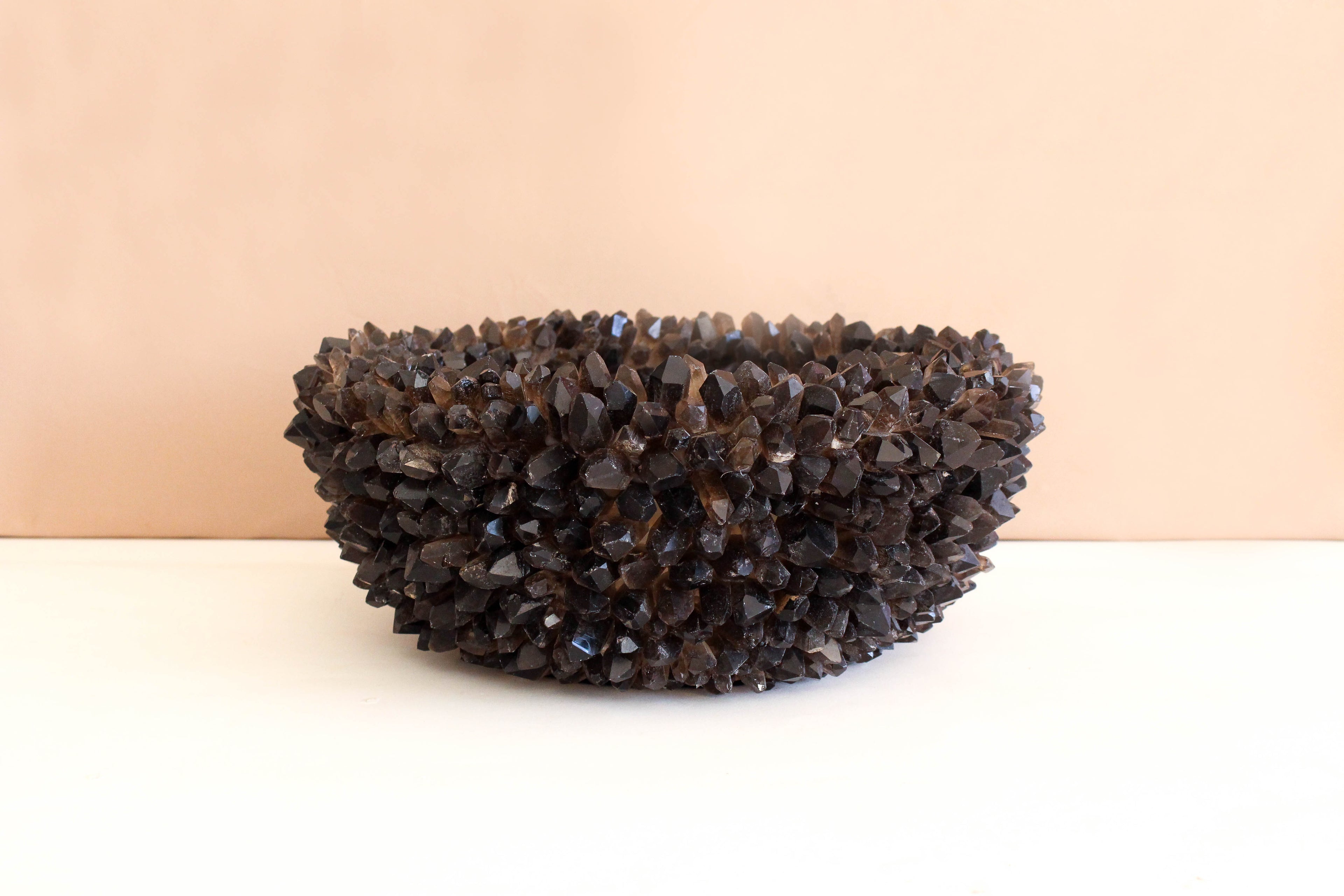 Large Crystal Bowl Smokey Quartz