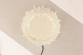 Lemurian Quartz Point Round LED Wall Mirror