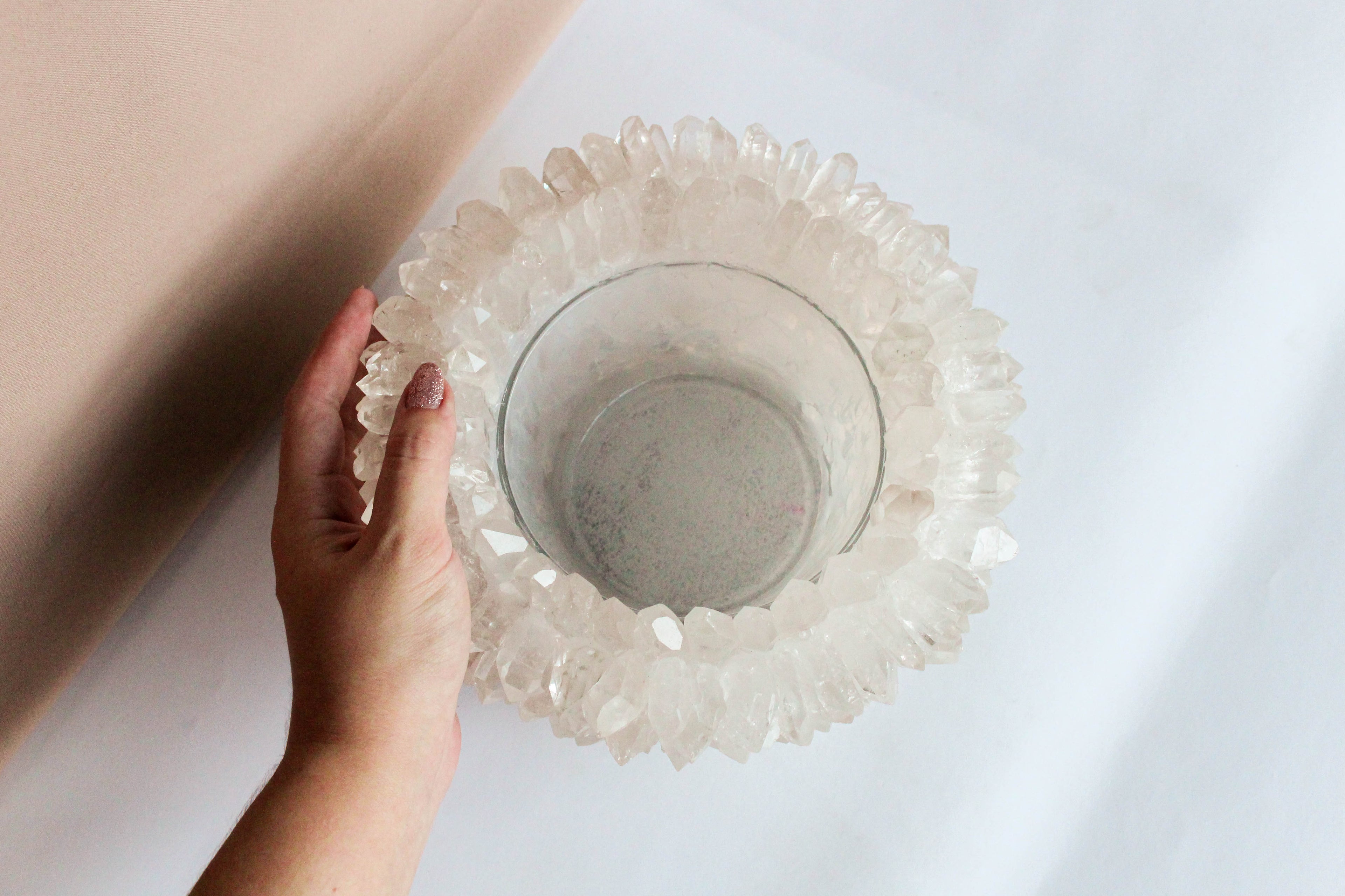 Medium Quartz Bowl Amethyst