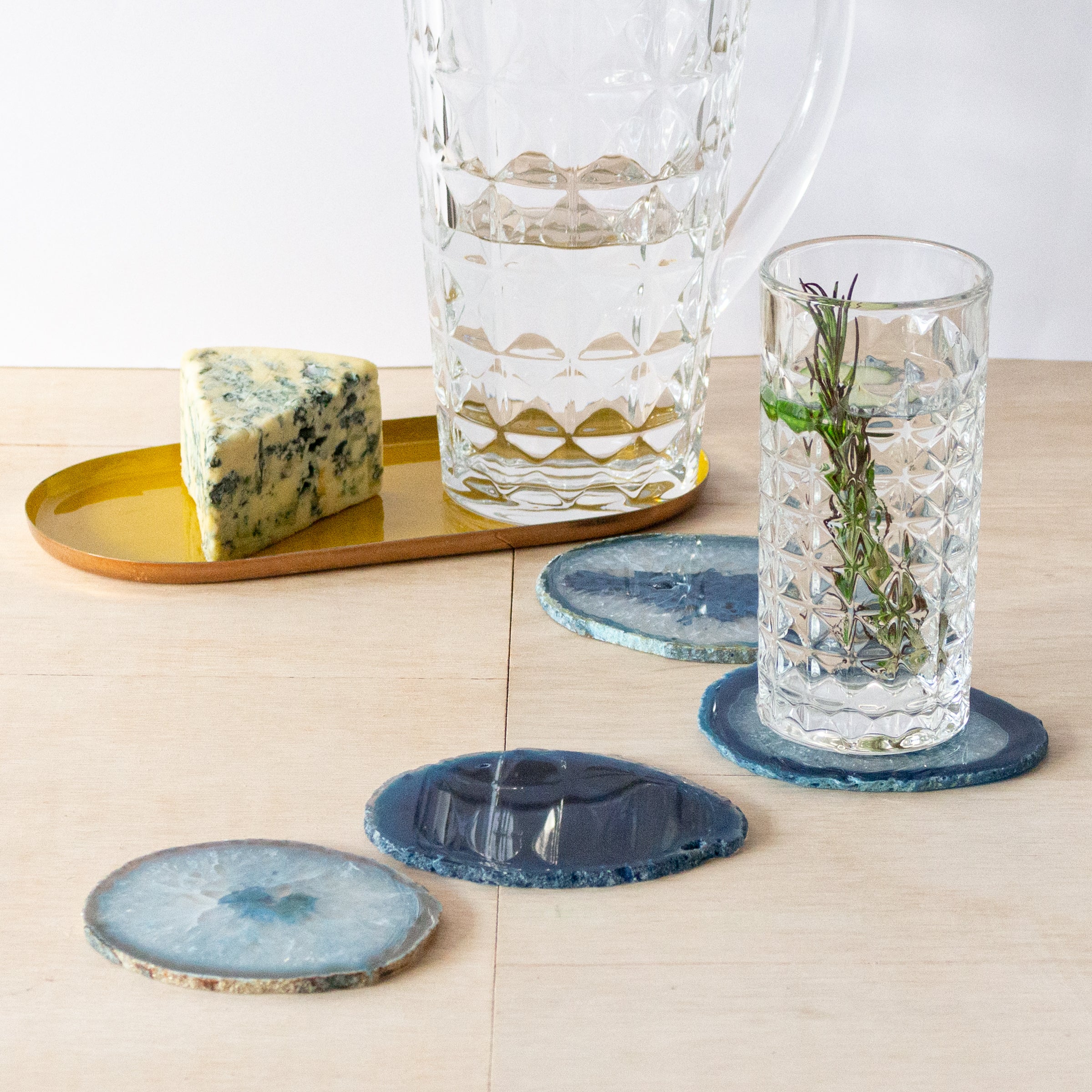 Agate Slice Drink Coaster