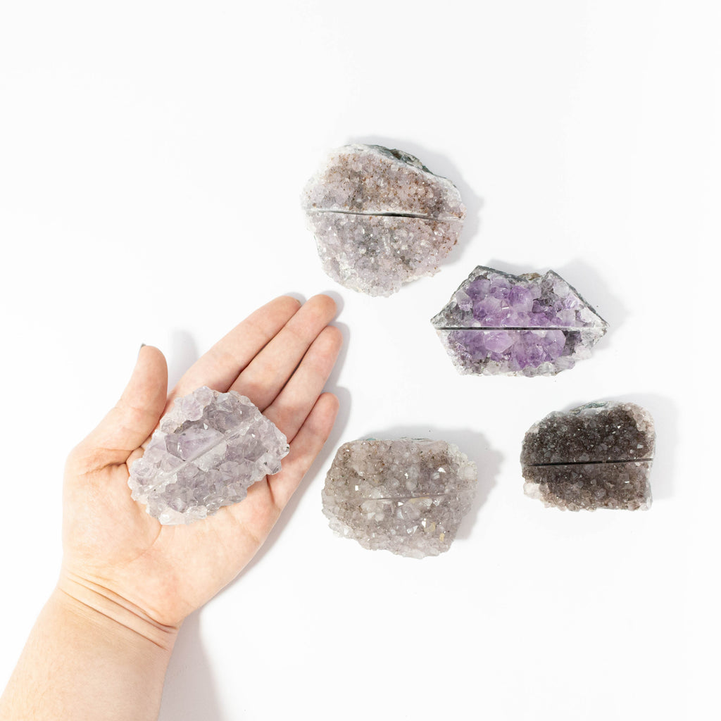 Amethyst Druzy Card, Picture, Placement, Tag Holder