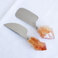 Cheese Cleaver with Citrine Point Handle