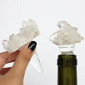 Crystal Druzy Wine Stopper in Acrylic