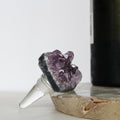 Amethyst Druzy Wine Stopper in Acrylic