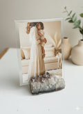 Quartz Stand Picture Frame Amethyst Quartz Cluster