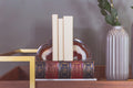 Agate Bookend Pair - Red