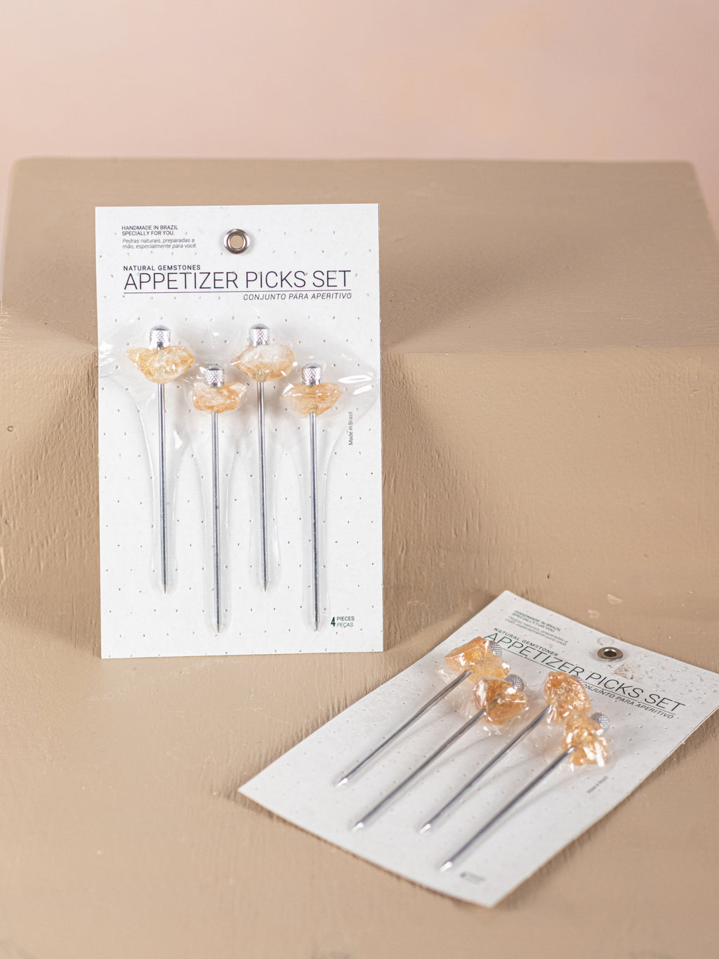 Citrine Appetizer Pick Set