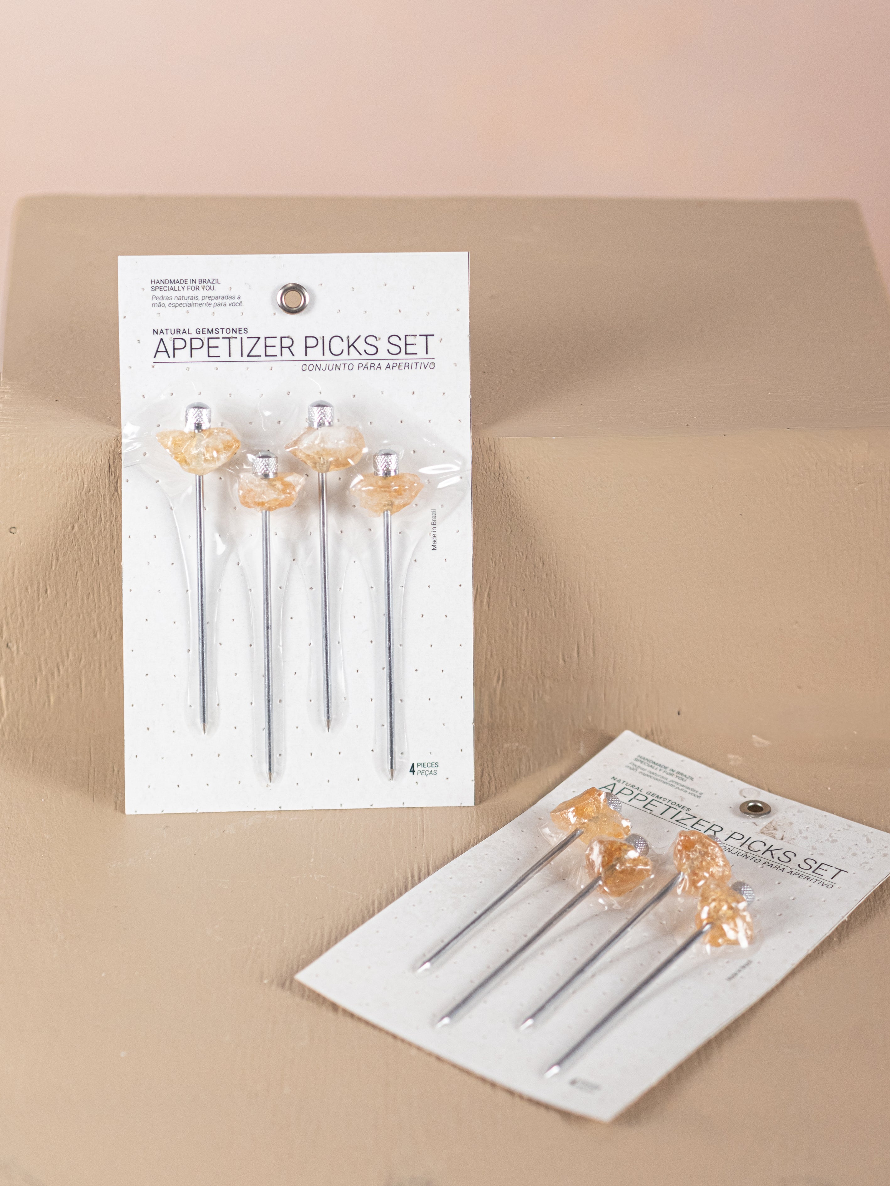Citrine Appetizer Pick Set