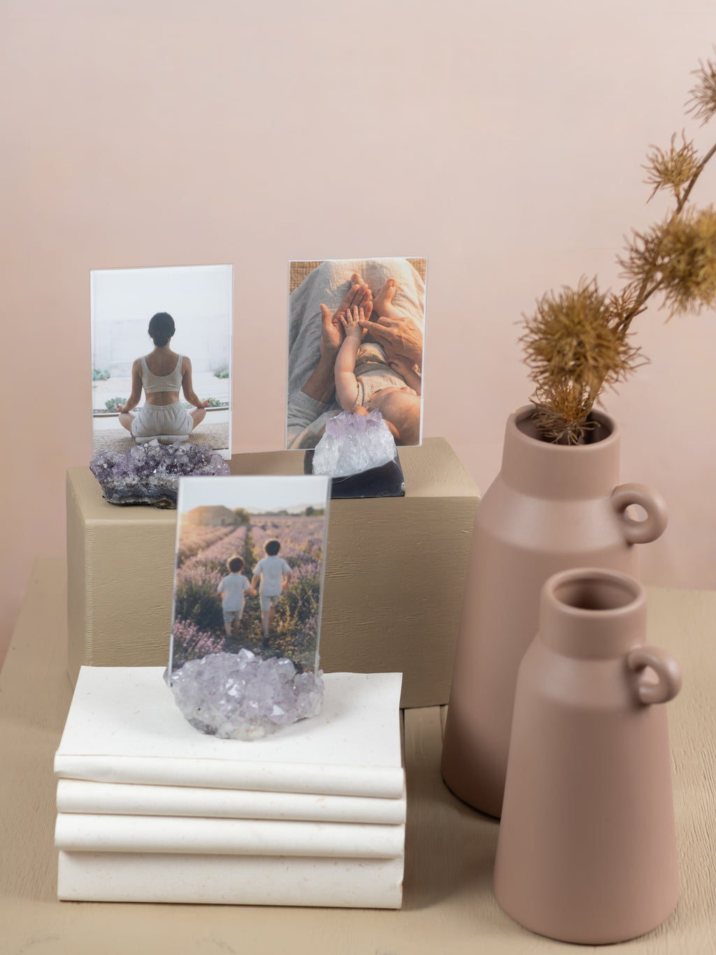 Amethyst Stand Picture Frame
