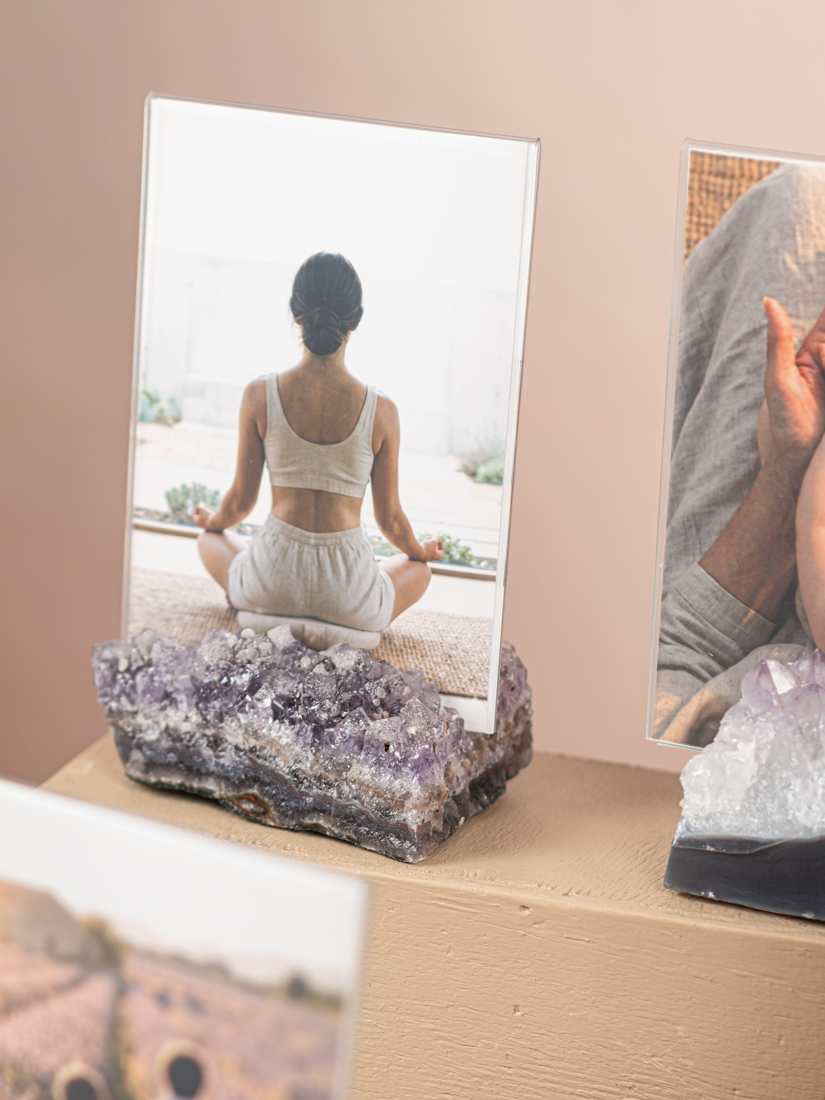 Amethyst Stand Picture Frame