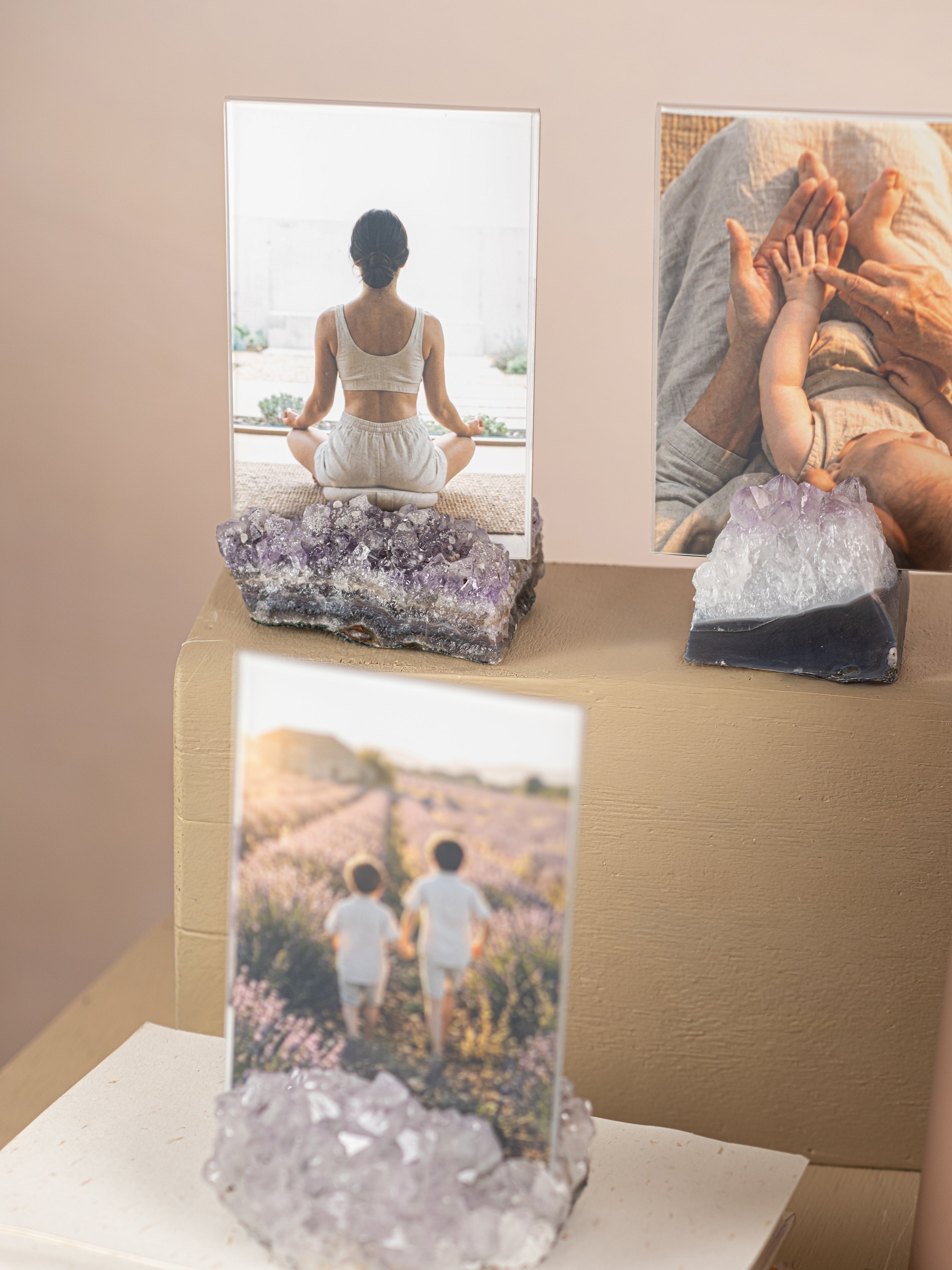 Amethyst Stand Picture Frame