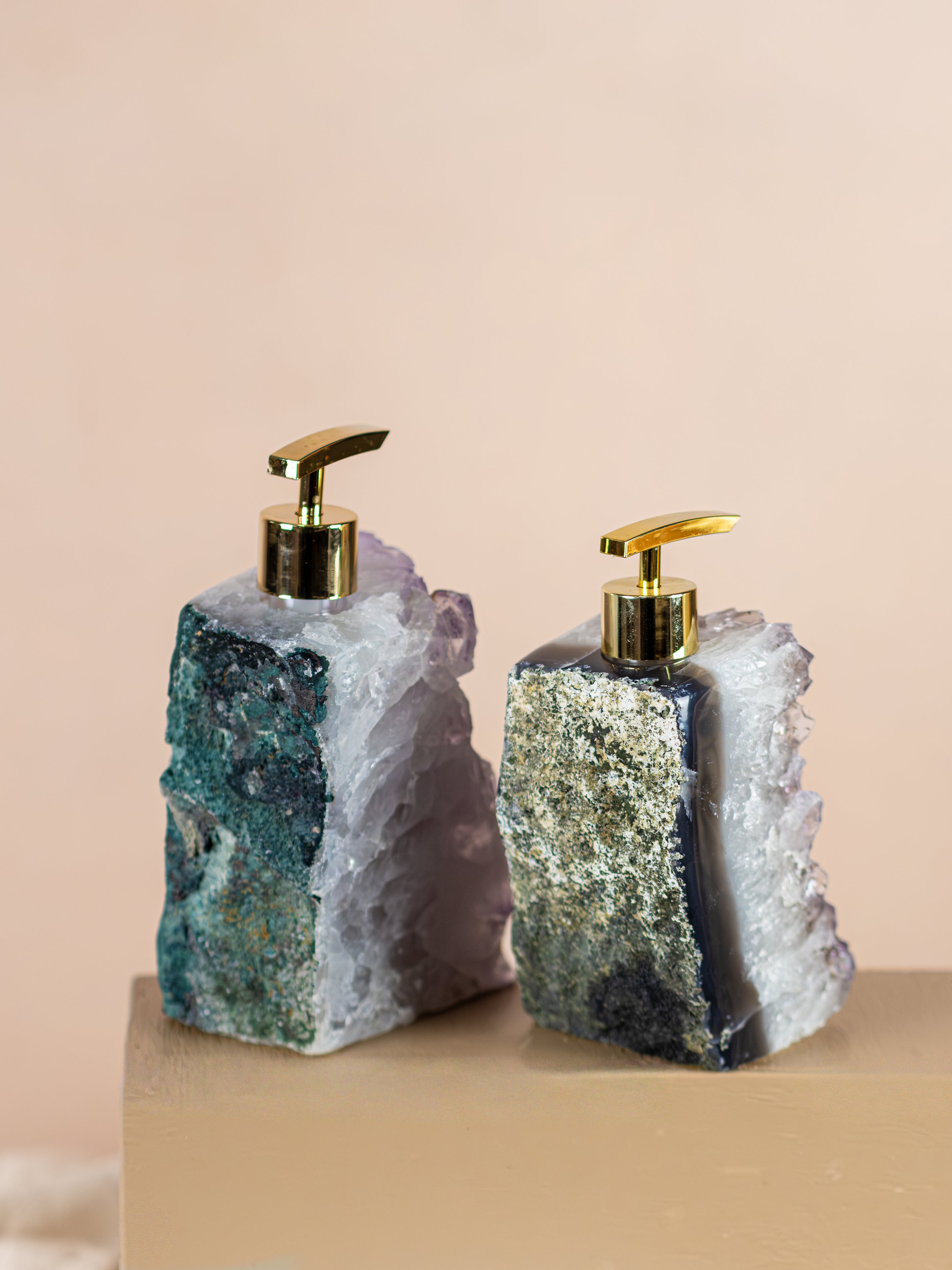 Amethyst Rough Soap Dispenser