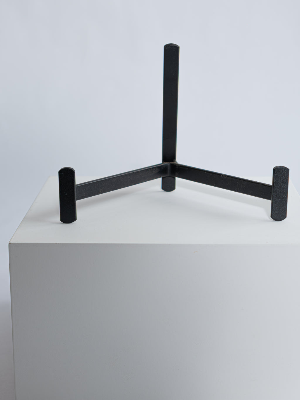 Metal Stand for Round LED Mirror - Black