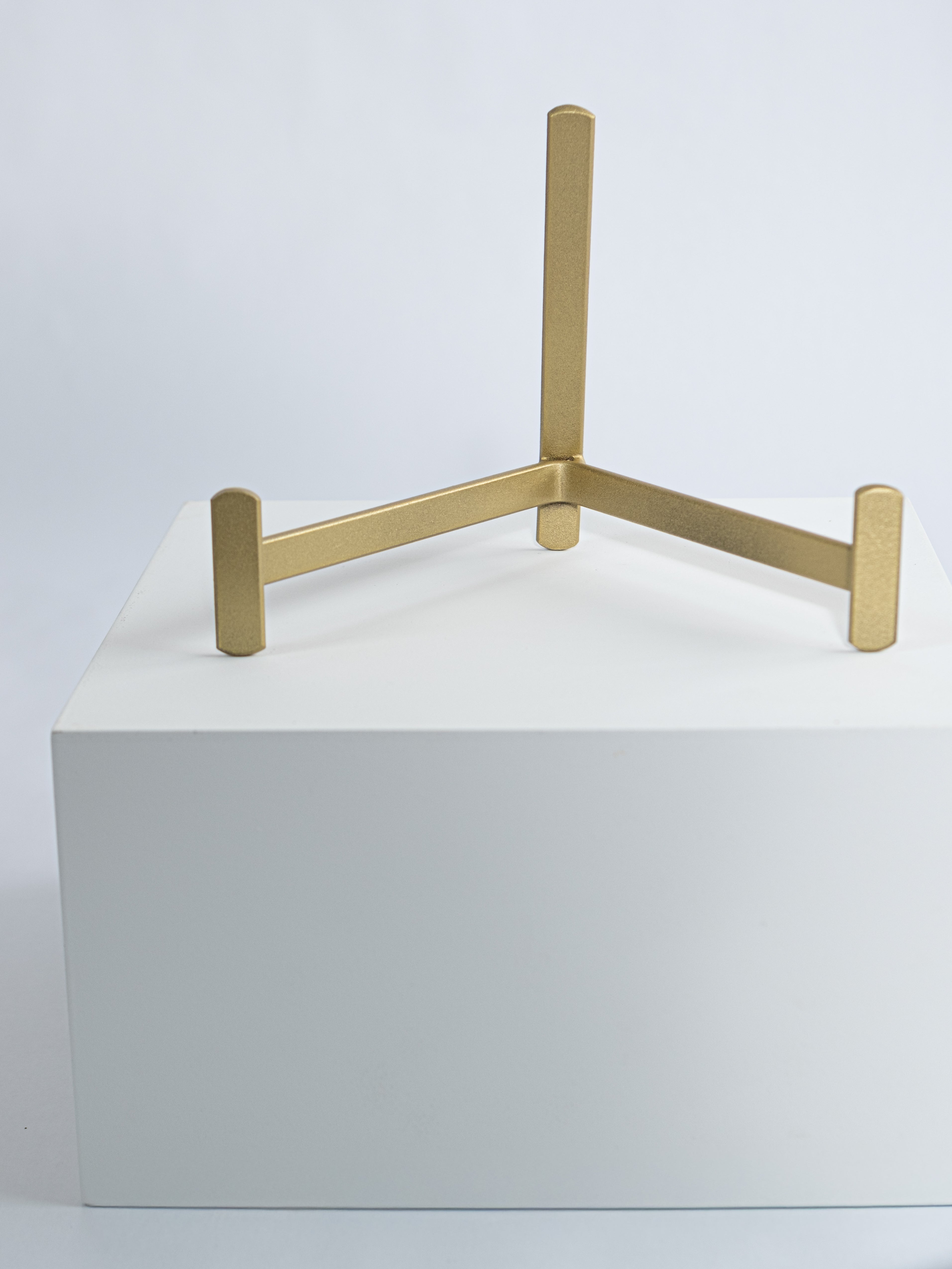 Metal Stand for Round LED Mirror - Gold