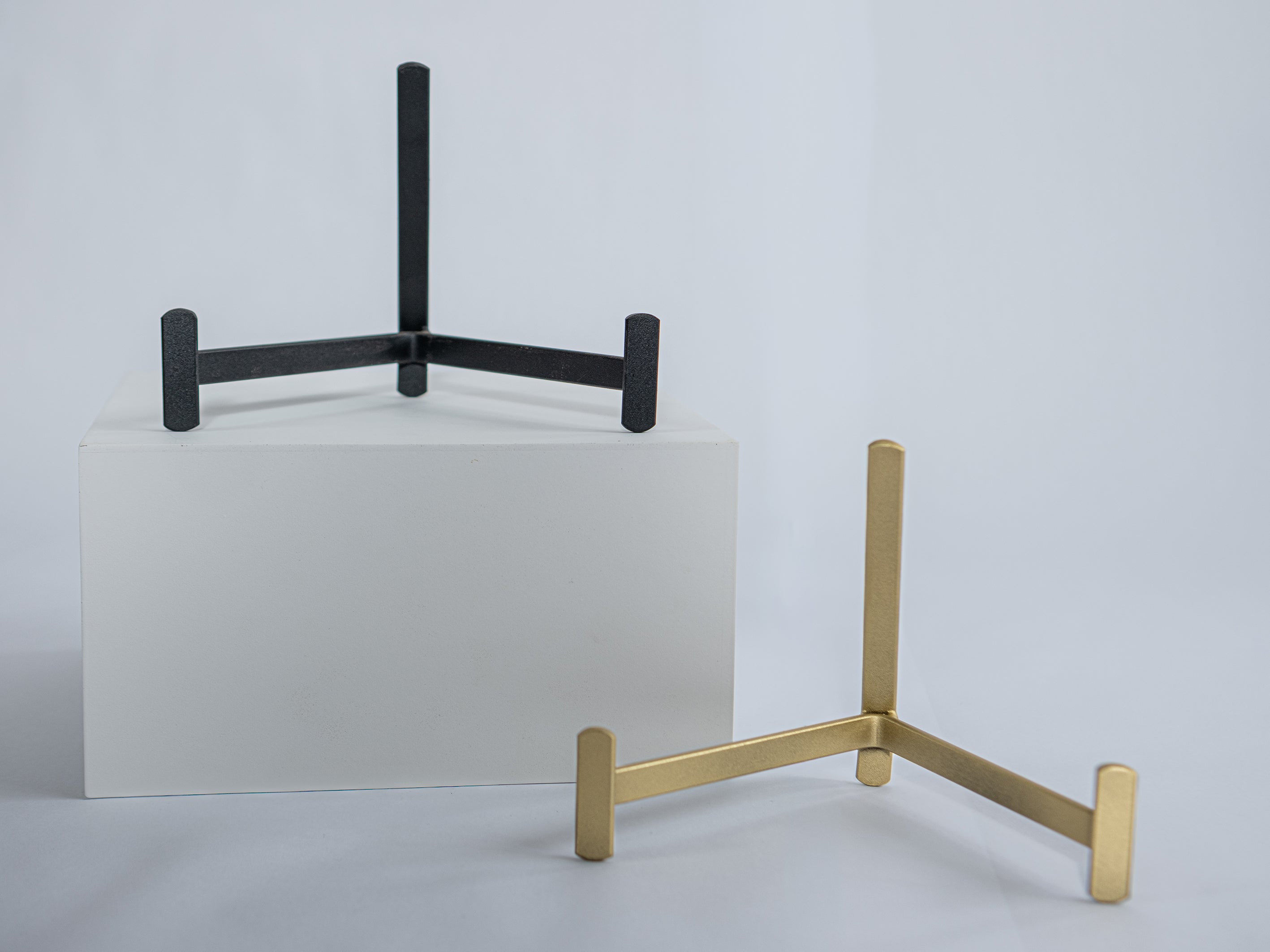 Metal Stand for Round LED Mirror - Gold