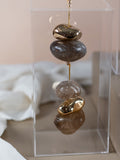 Smokey Quartz Acrylic Box Sculpure
