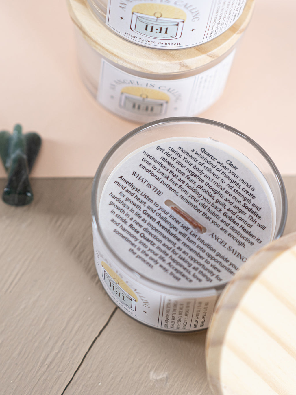 Crystal Angle Calling Candle