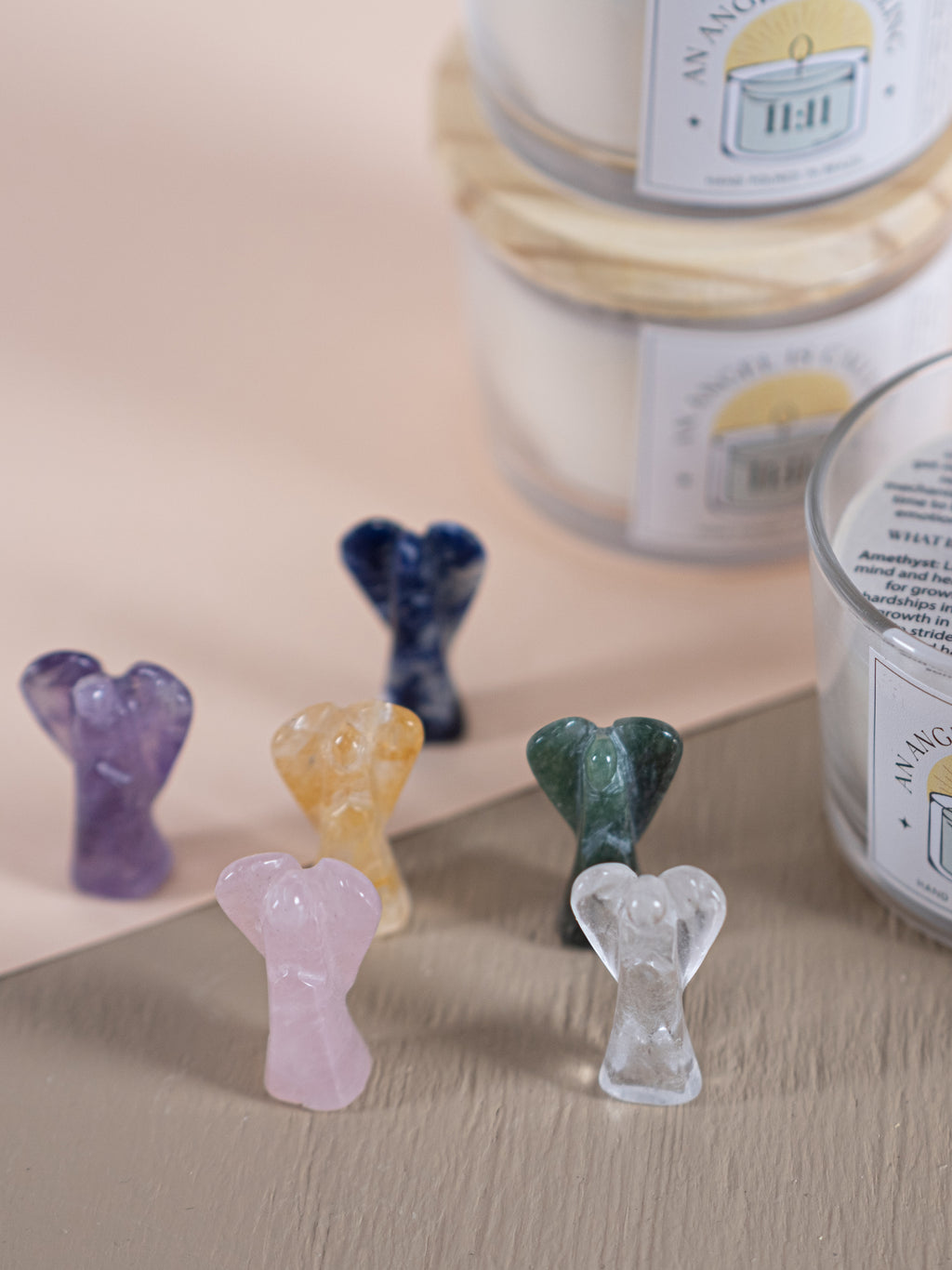 Crystal Angle Calling Candle