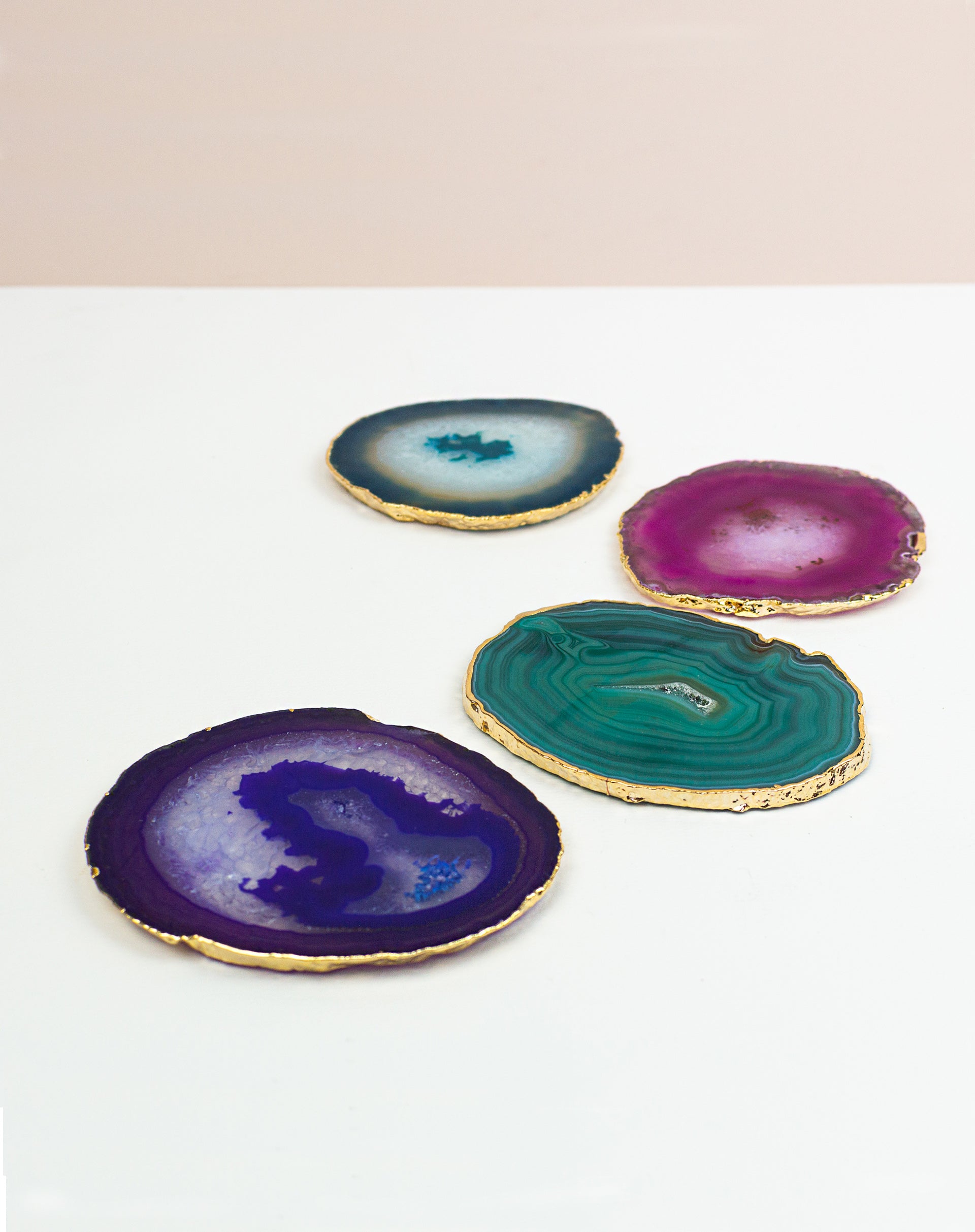 Agate Slice Drink Coaster