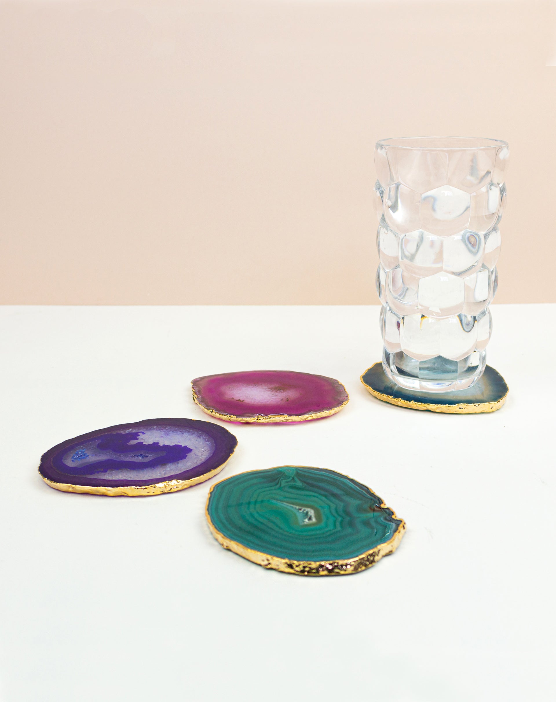 Agate Slice Drink Coaster