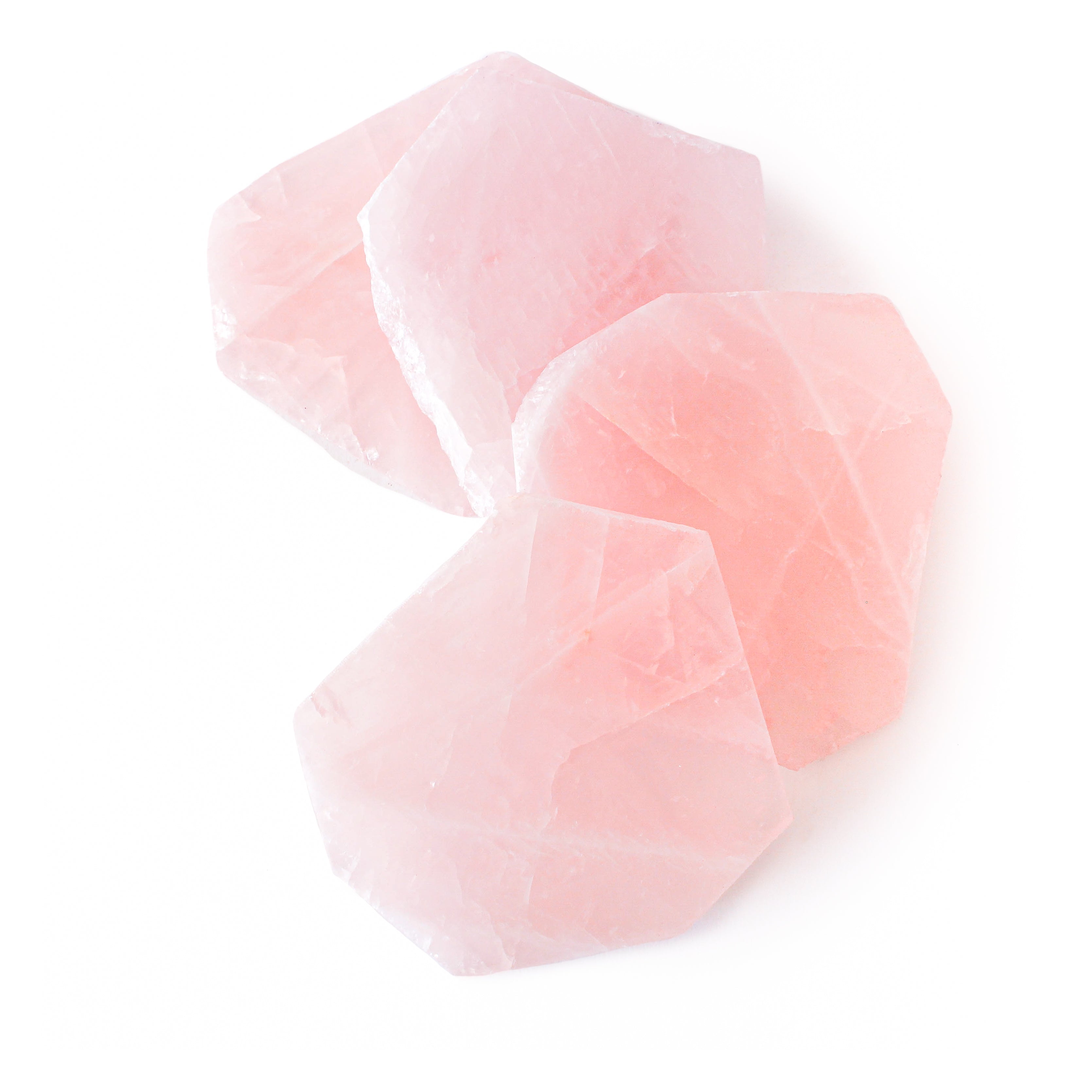 Rose Quartz Slab Drink Coaster